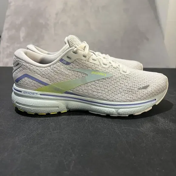 Brooks Ghost 15 Shoes Womens Size 8 Coconut Running Sneakers 1203801B130 - Picture 1 of 10
